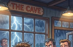 It’s a brutal, rainy night.