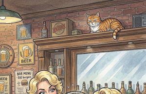 An old, blind Marine walks into a bar