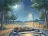 A boy and his date were parked on a back road some distance from town,