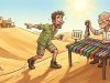 A Guy Was Lost In The Sahara Desert.