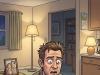 A man was sitting at home one evening, tired after another argument with his wife.