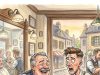 A Guy Stuck His Head Into A Barbershop