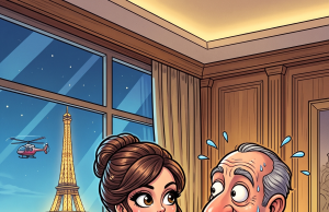 A man is on a business trip in Paris and gets lonely..