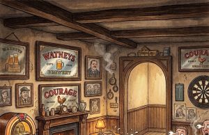 The Nun and the Bar Sign