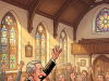 A Pastor is preaching on Loving Your Enemies