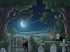 The Mysterious Voices in the Cemetery